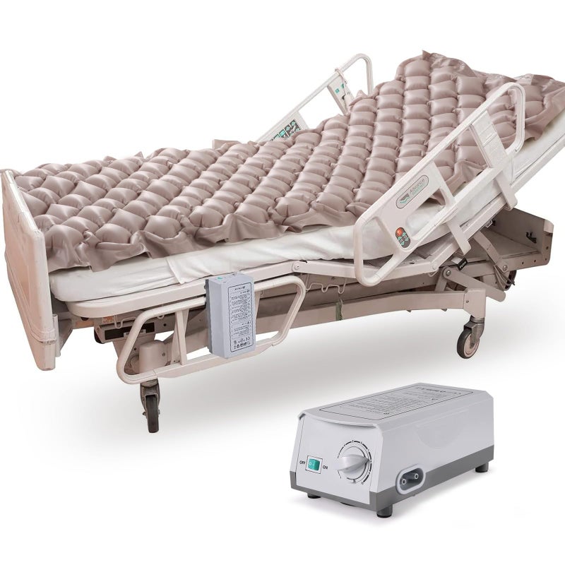 Careboda Alternating Pressure Mattress Anti Decubitus Air Pads with Electric Quiet Pump System Pressure Sore Pad and Bed Sore Prevention Air Mattress for Hospital Bed and Home Use 75 x 35